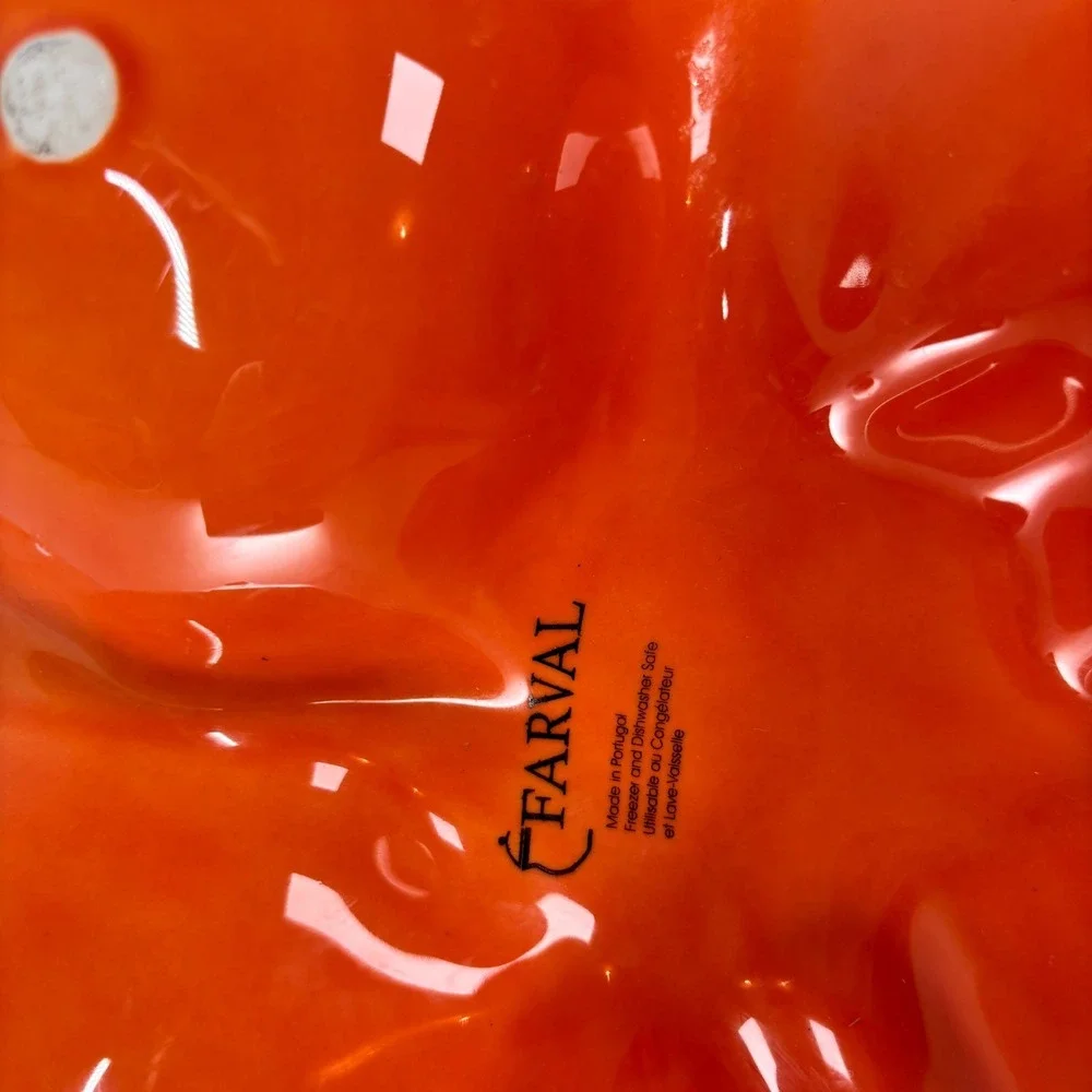 Farval Fall Leaves Leaf Serving Server Tray Candy Snack Nut Jello Mold 9